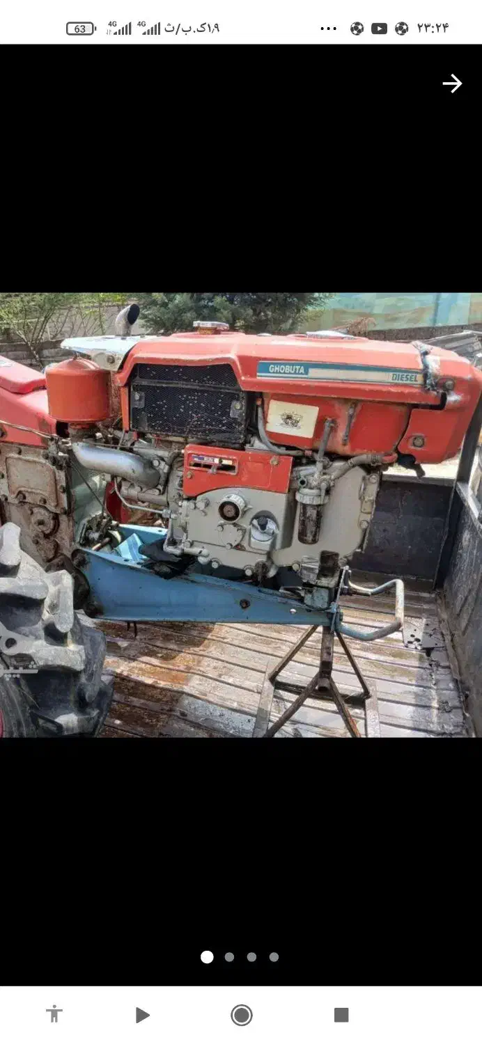 توان تیلر 12اسب درحد|ماشین‌آلات صنعتی|گلوگاه, |دیوار