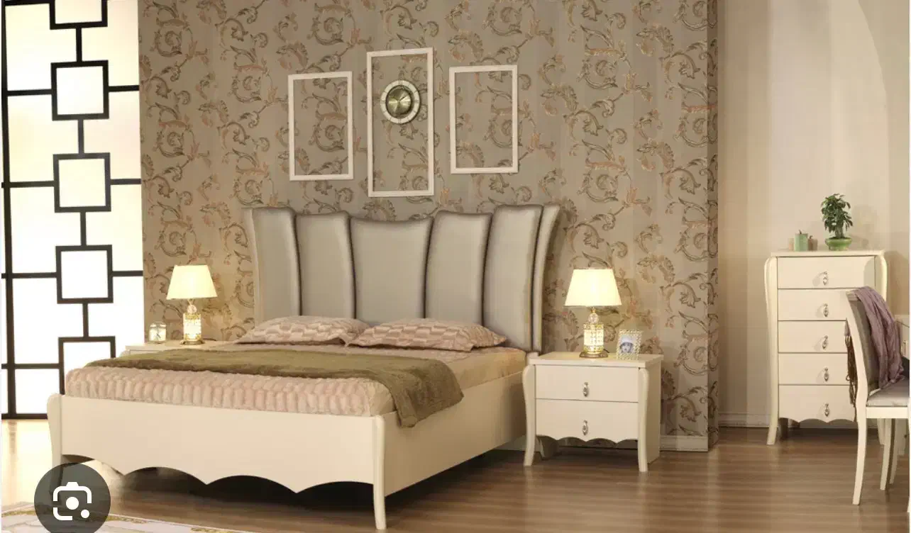 فروش فوری سرویس خواب  سنا مثل نو|تخت و سرویس خواب|رشت, منظریه|دیوار