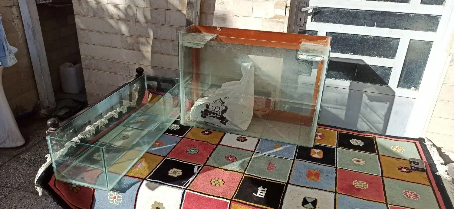 دوعدد آکواریوم|ماهی|خرمآباد, |دیوار