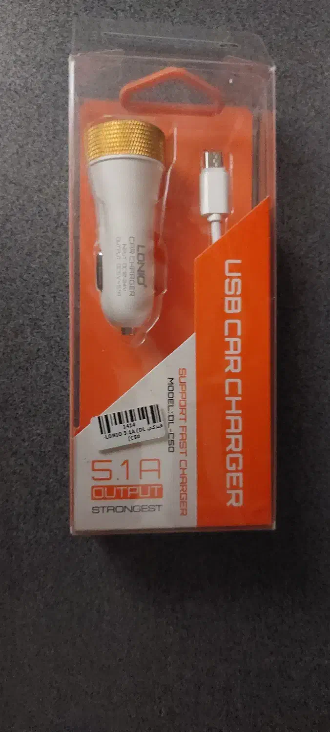 شارژر فندکی مدل DL-C50 به همراه کابل microUSB|لوازم جانبی موبایل و تبلت|تهران, سعادتآباد|دیوار