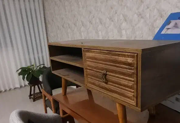 میز تلوزیون قهوه ای روشن|میز تلویزیون|مشهد, ارشاد|دیوار