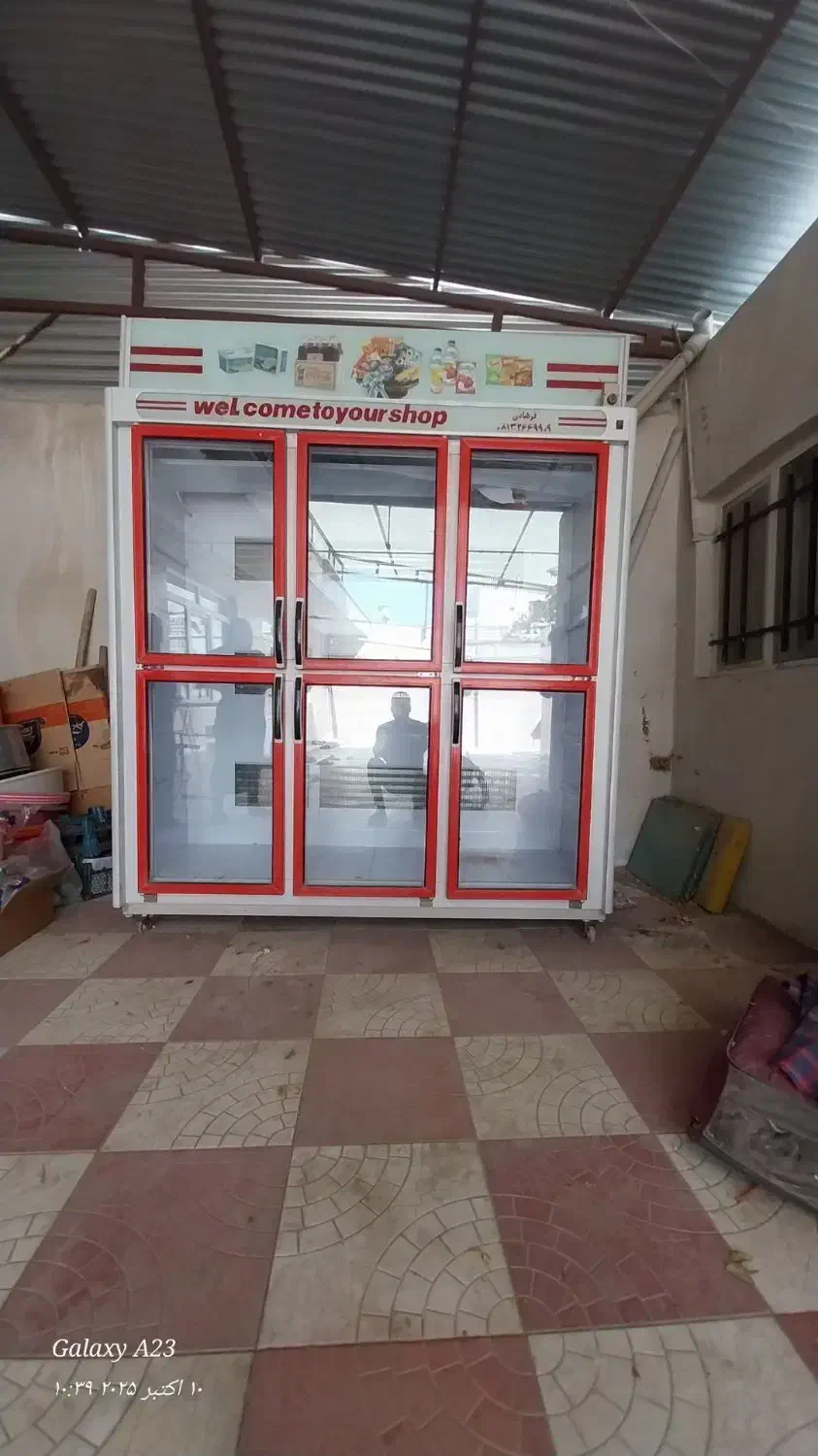 یخچال ویترینی فروشگاهی ۶درب|فروشگاه و مغازه|فامنین, |دیوار