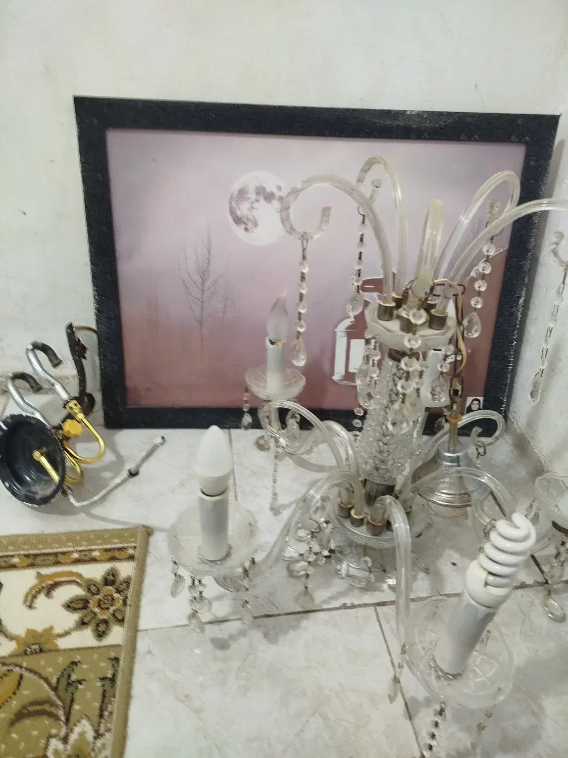 لوستر|لوستر و چراغ آویز|خمین, |دیوار