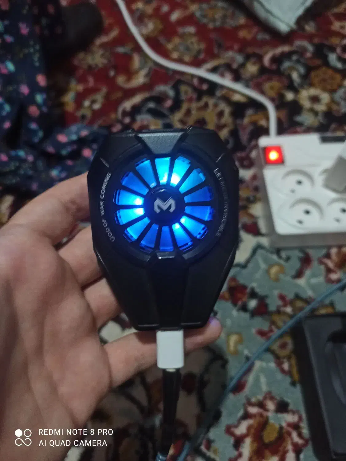 فن گوشی gaming قوی rgb|لوازم جانبی موبایل و تبلت|یاسوج, |دیوار