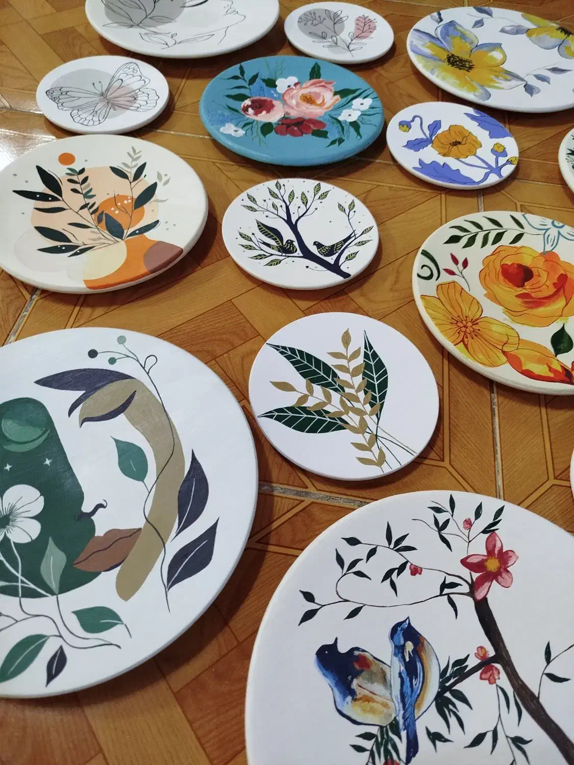 بشقاب دیوارکوب سفالی|صنایع دستی و سایر لوازم تزئینی|تهران, مختاری|دیوار