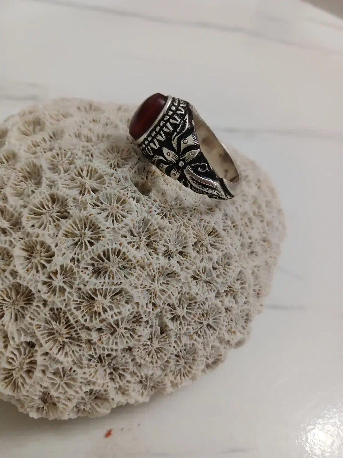 انگشتر نقره استاد آزاده|جواهرات|قشم, |دیوار