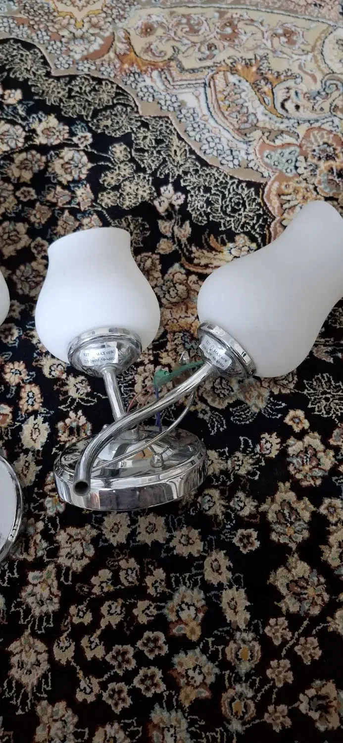 چراغ ۲ تایی طرح لاله|لوستر و چراغ آویز|تهران, آهنگ|دیوار