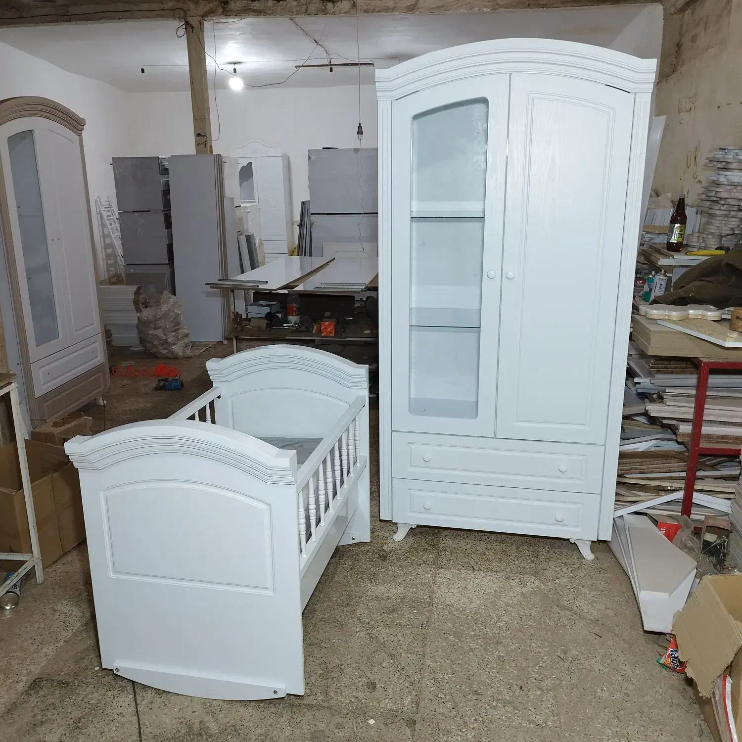 سیسمونی تخت و کمد نوزاد سرویس خواب کودک اتاق|اسباب و اثاث بچه|تهران, یافت‌آباد|دیوار