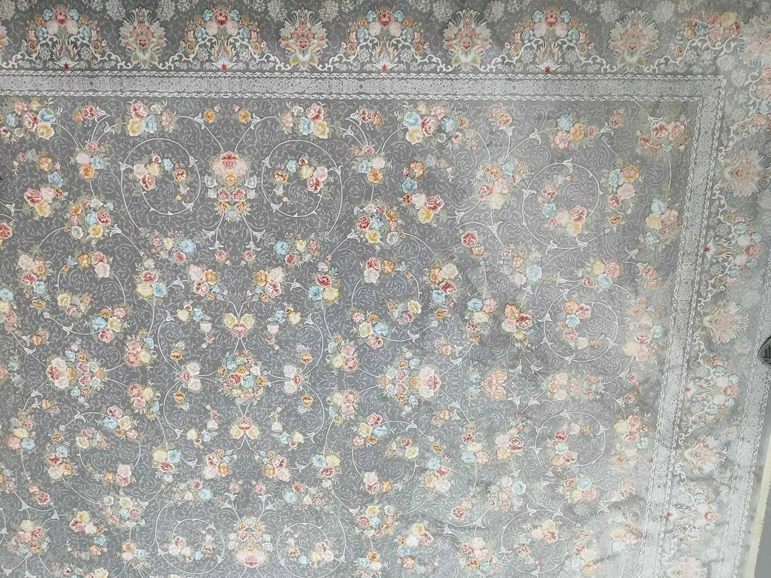 فرش تهران طرح افشان رنگ فیلی|فرش|باقرشهر, |دیوار