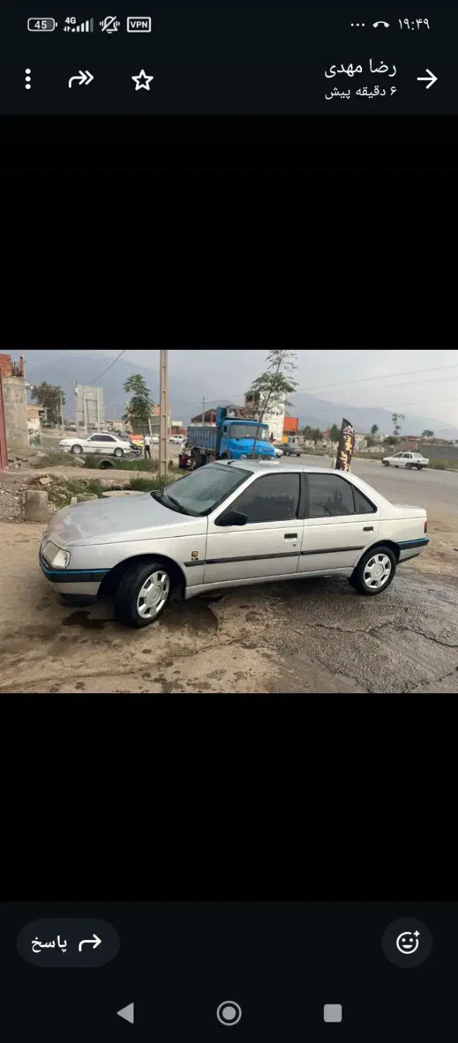 پژو۴۰۵تک سوز مدل ۹۴بی رنگ فنی به شرط|خودرو سواری و وانت|گرگان, |دیوار