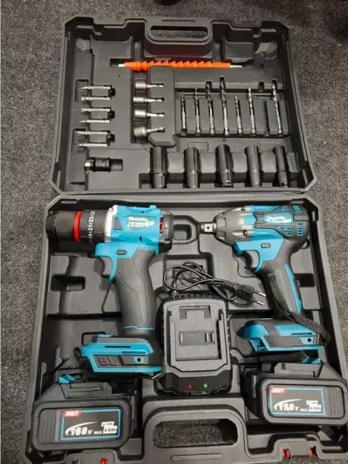 پک دوقلو دریل شارژی و بکس شارژی ماکیتا|ابزارآلات|اهواز, پردیس دو|دیوار