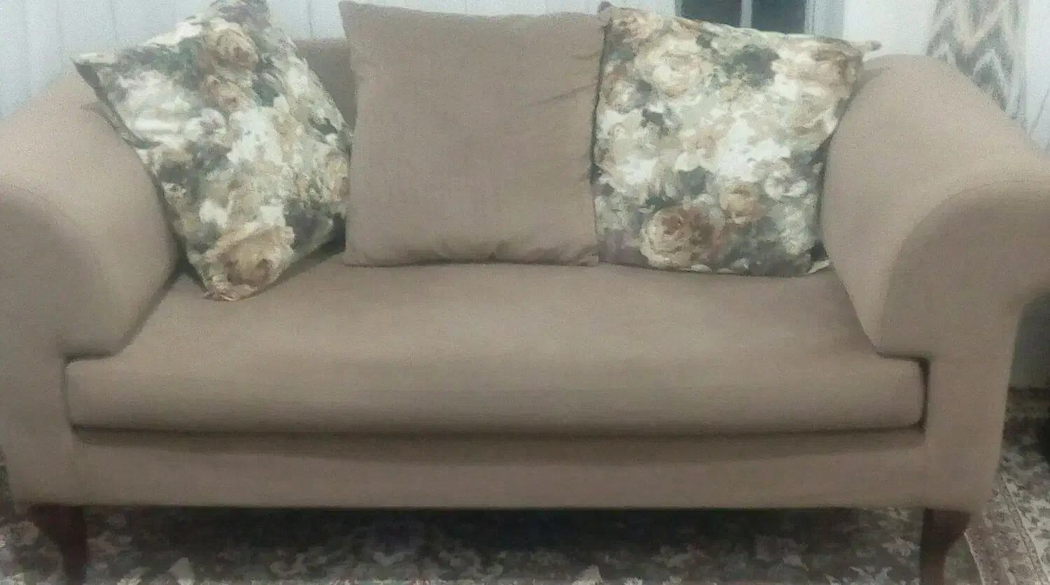 یه دست مبل9نفره خوش نشین بدون ایراد شیک چوب راش|مبلمان خانگی و میز عسلی|کرمانشاه, |دیوار