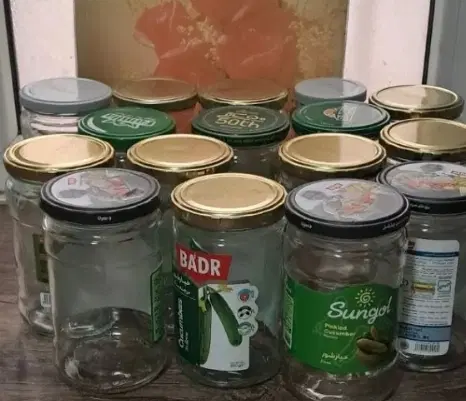 شیشه جای مربا خیار شور هر تعداد|ظروف نگهدارنده، پلاستیکی، یکبارمصرف|تهران, پارک شهر|دیوار