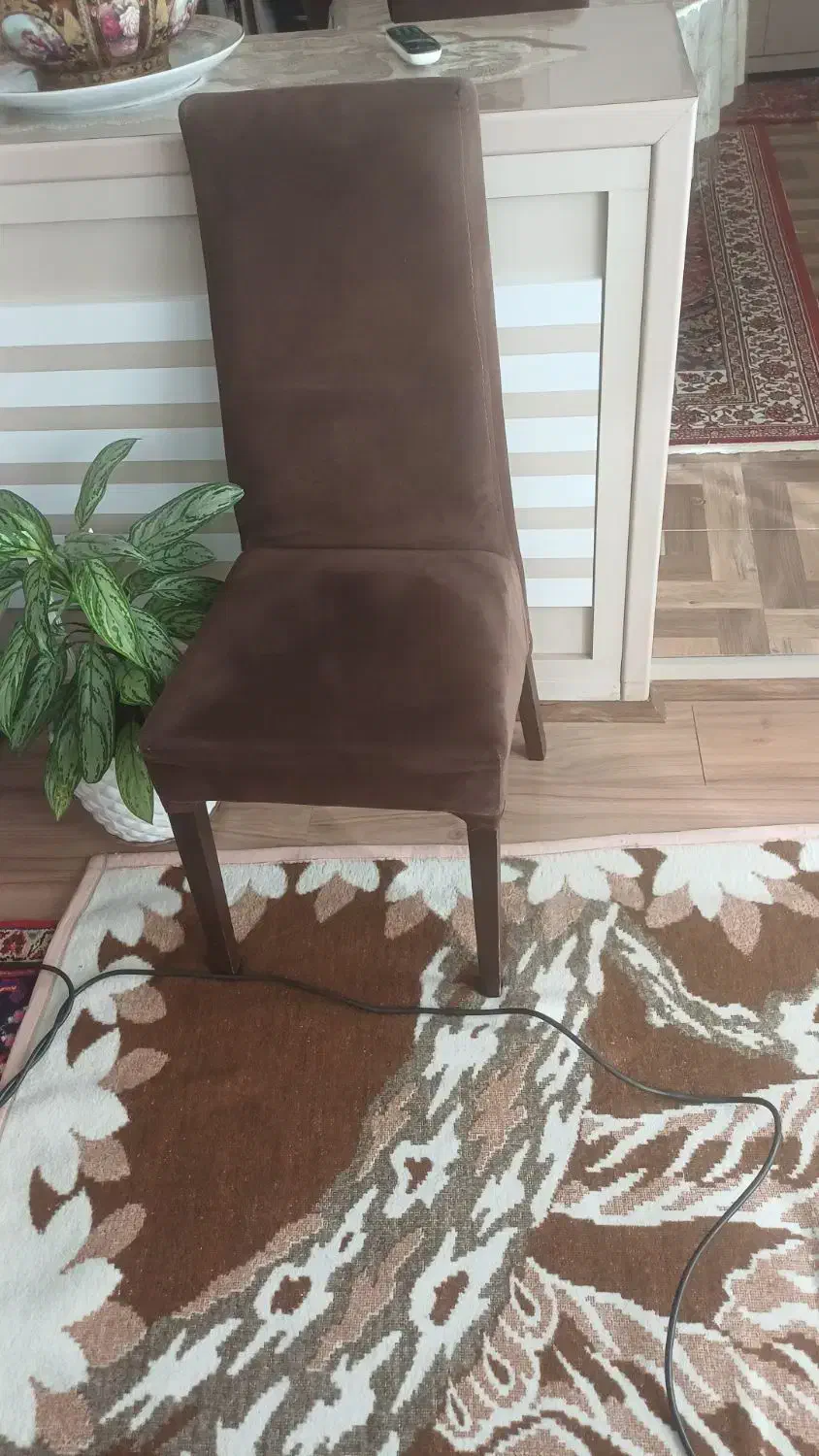 ۴عددصندلی درحدنو|میز و صندلی غذاخوری|اهر, |دیوار