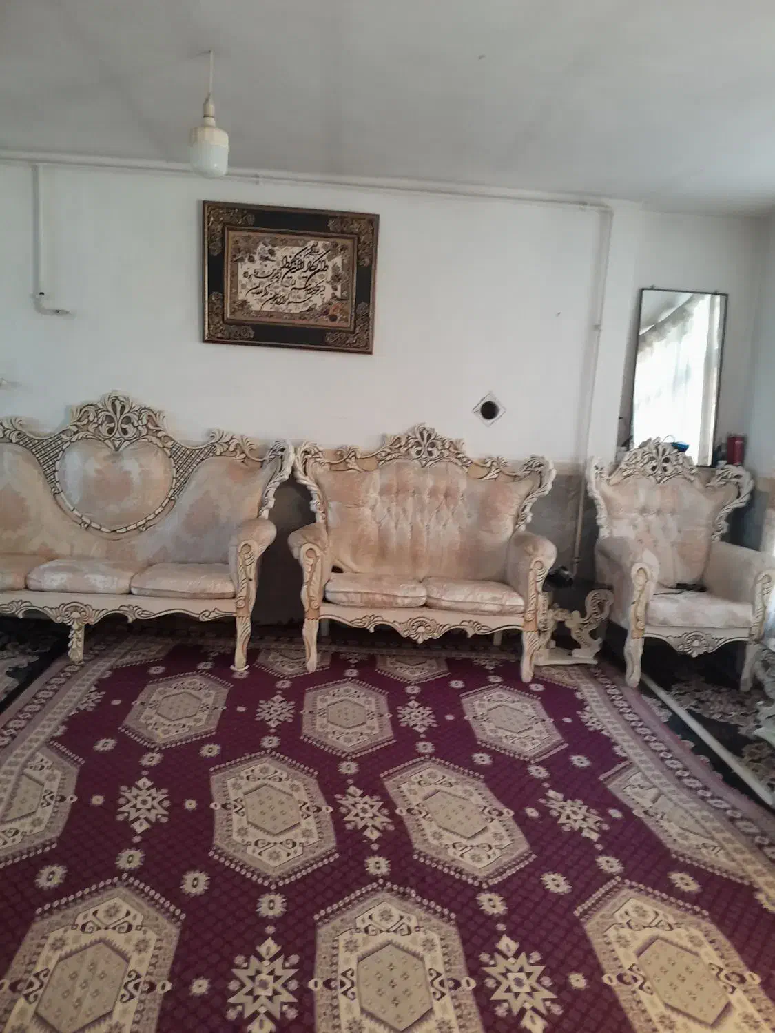 مبلمان ۷نفره|مبلمان خانگی و میز عسلی|کنگاور, |دیوار