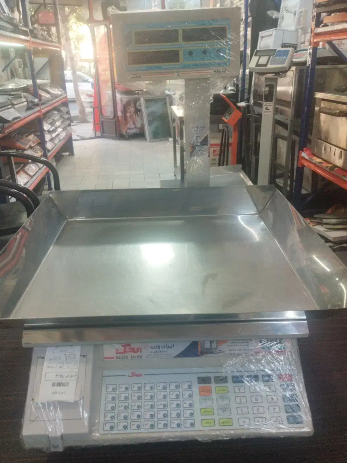 ۲ عدد ترازو محک ۱۴۰۰۰ap هفتاد کیلو پرینتر دار|فروشگاه و مغازه|اراک, |دیوار