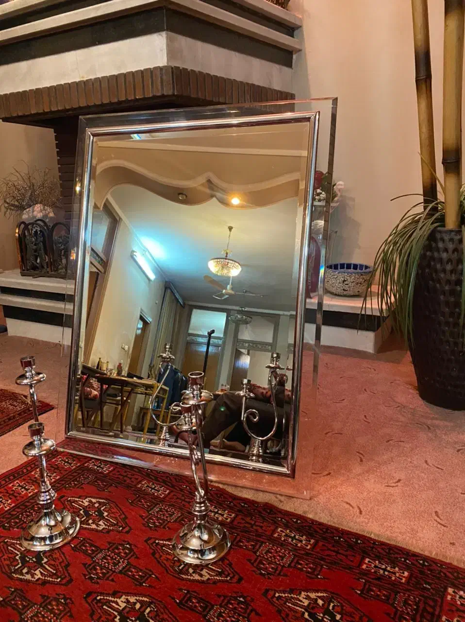 ایینه وشمعدونی کلاسیک|آینه|گرگان, |دیوار