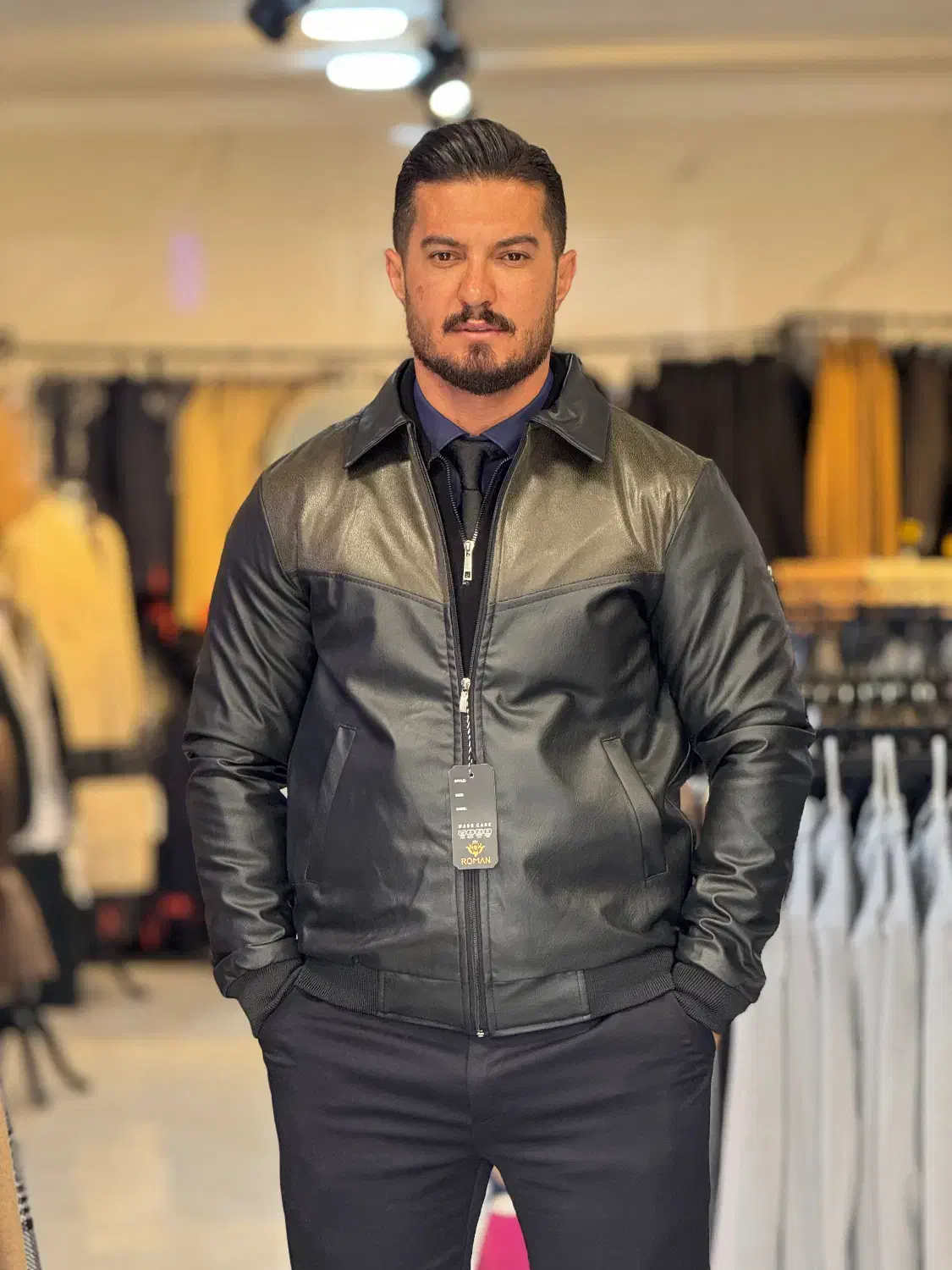 سوشرت چرم تیکه خور(شوک پلاس)|لباس|تبریز, |دیوار