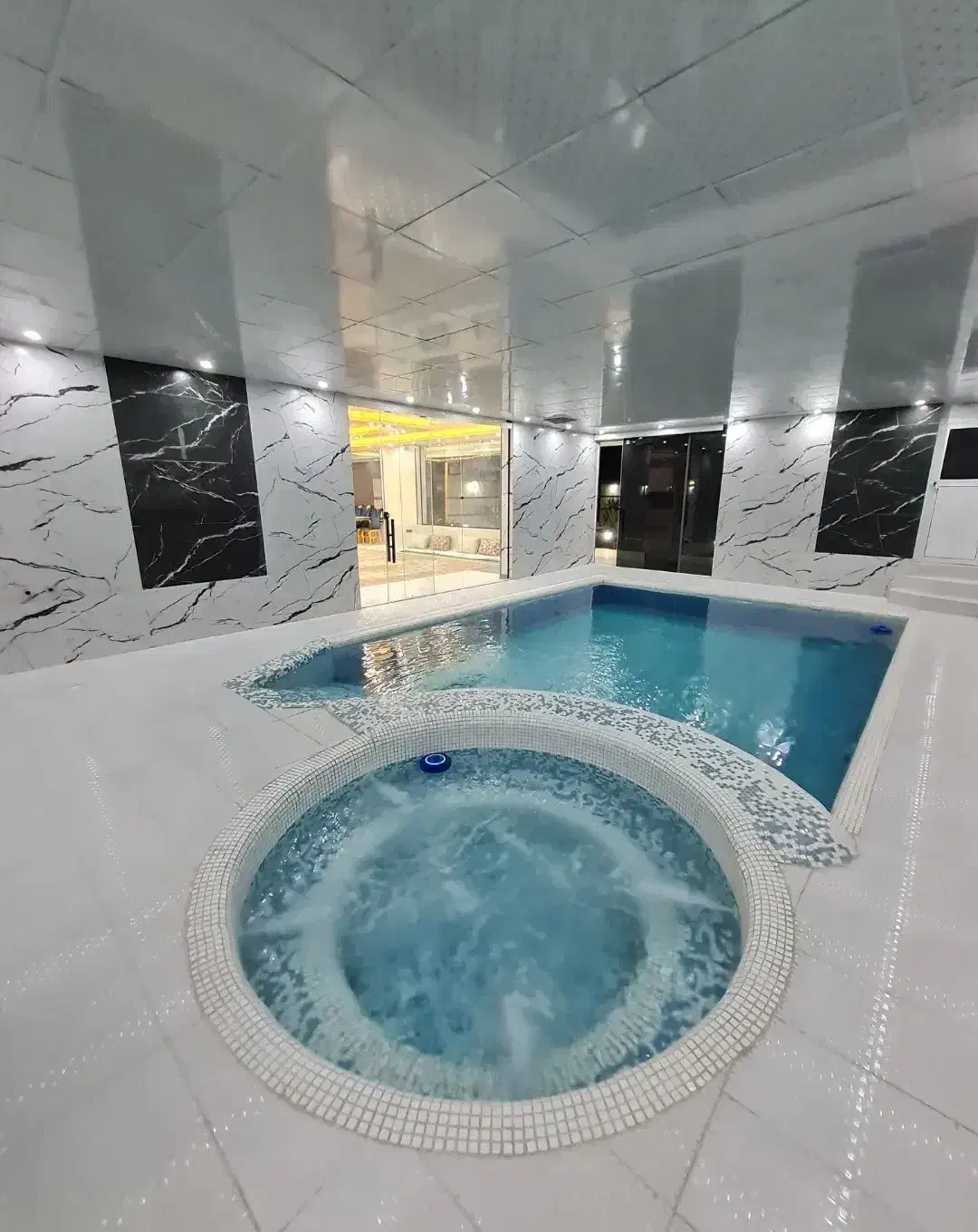 اجاره باغ ویلا جکوزی استخر آب گرم سرپوشیده بیلیارد|اجارهٔ کوتاه‌مدت ویلا و باغ|اصفهان, قهجاورستان|دیوار