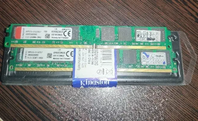 دو عدد رم کینگستون ddr2|قطعات و لوازم جانبی رایانه|قم, سراجه (۱۵ خرداد)|دیوار