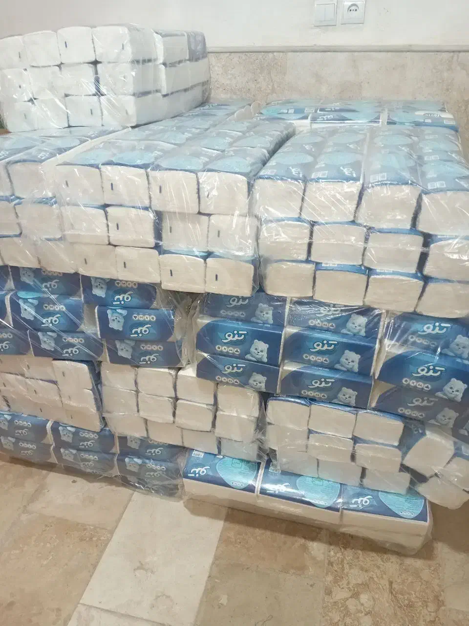 دستمال تنو ۵۰۰ برگی|مواد شوینده و دستمال کاغذی|قم, ولیعصر|دیوار