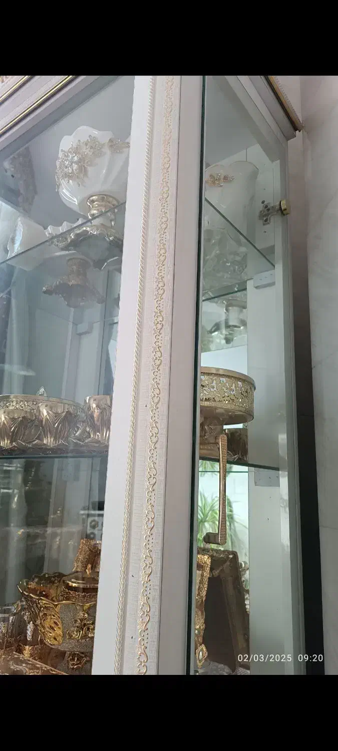 ویترین«نو» سفیدو طلایی|بوفه، ویترین، کنسول|بابا حیدر, |دیوار