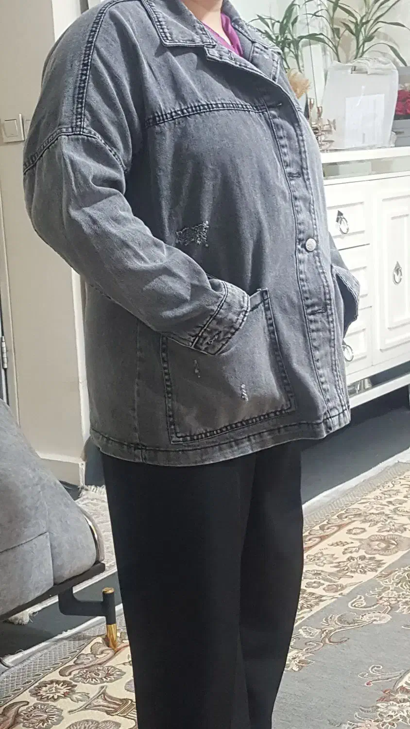 نیم تنه جین وکت جین.نو نونو سایز فری سایز۴۴|لباس|چهاردانگه (تهران), |دیوار