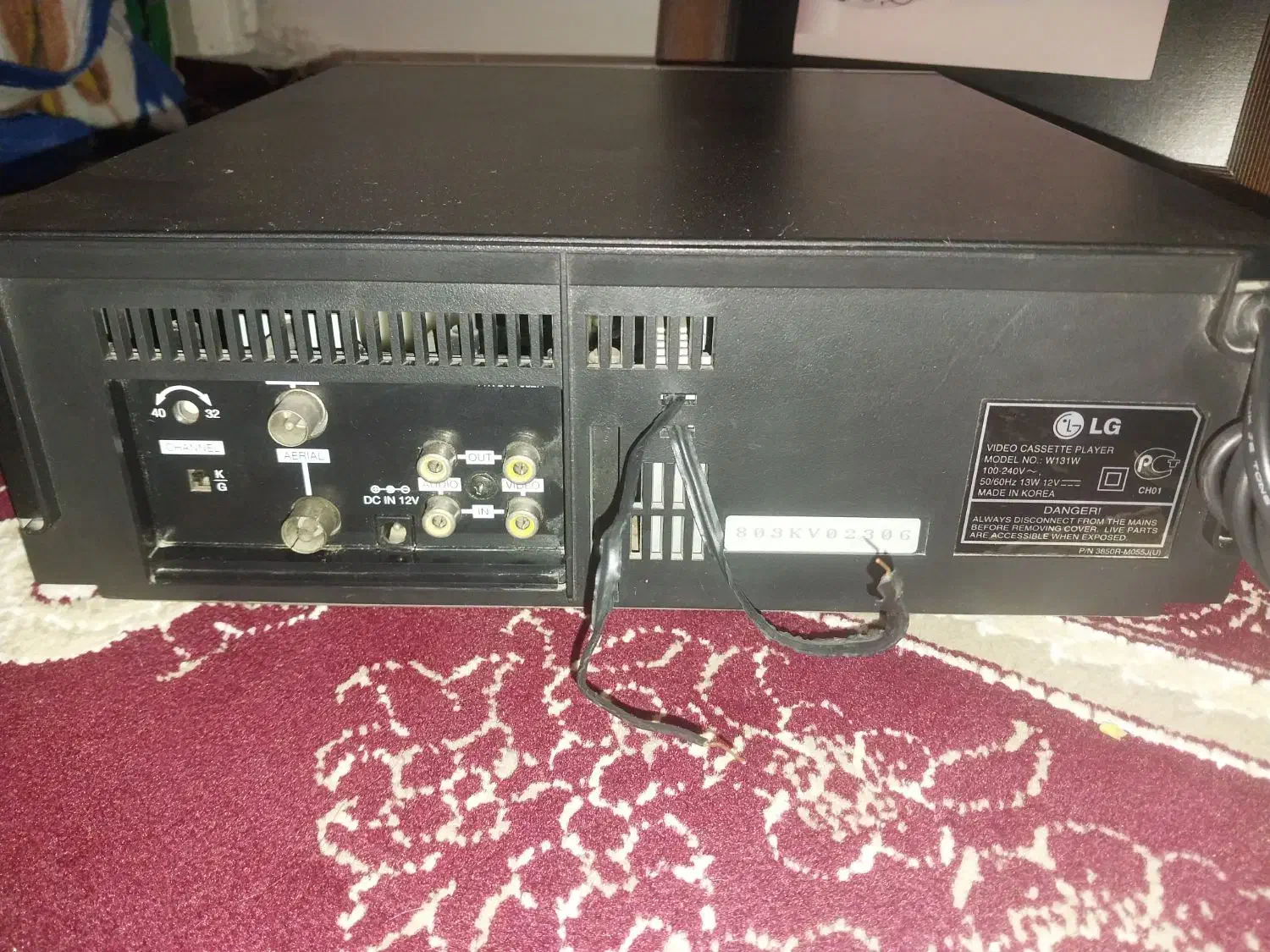 ویدئو  LG .    نوار بزرگ  .  VHS  سالم و تمیز|پخش‌کننده DVD و ویدیو|تهران, چهارصد دستگاه|دیوار