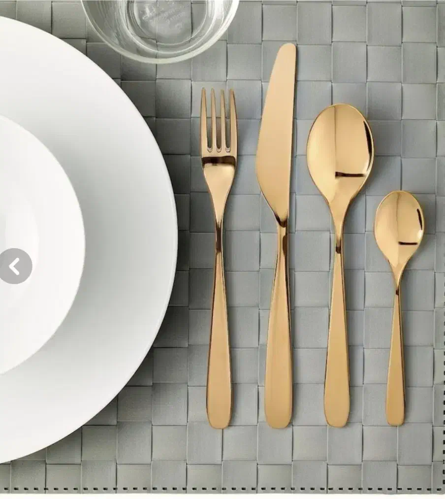 ست قاشق و چنگال ایکیا|ظروف سرو و پذیرایی|مشهد, کوه سنگی|دیوار