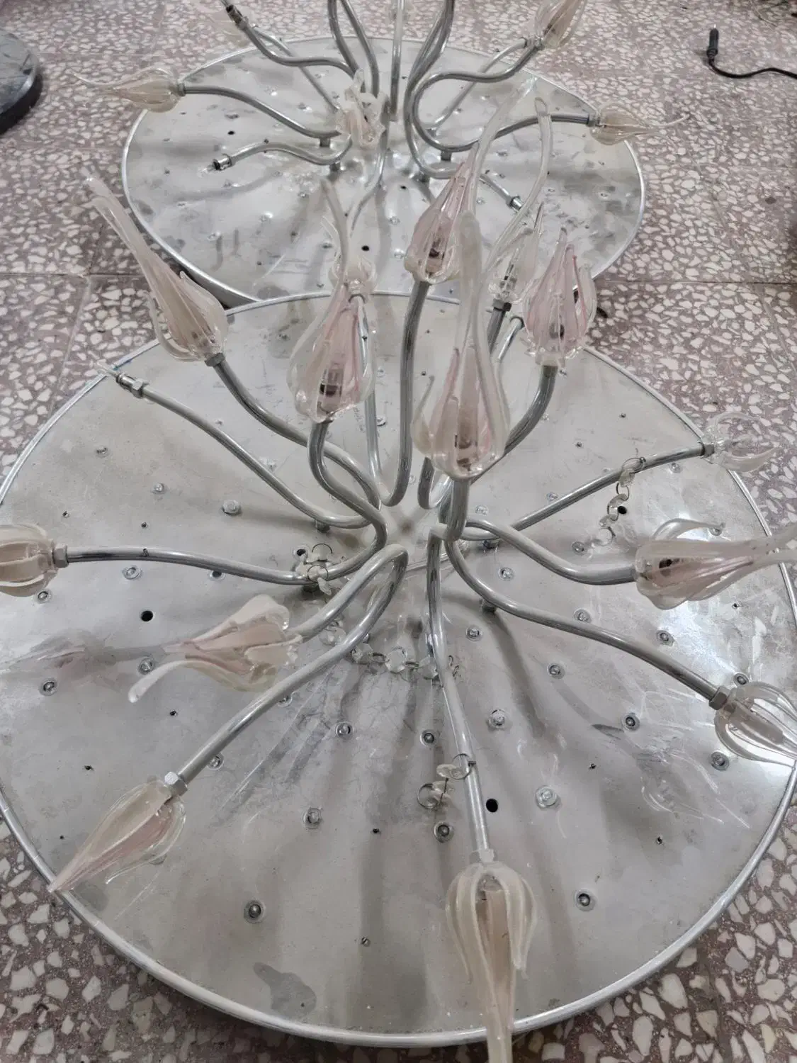 سه عدد لوستر سه حالته ریموتی|لوستر و چراغ آویز|قم, زنبیل آباد|دیوار