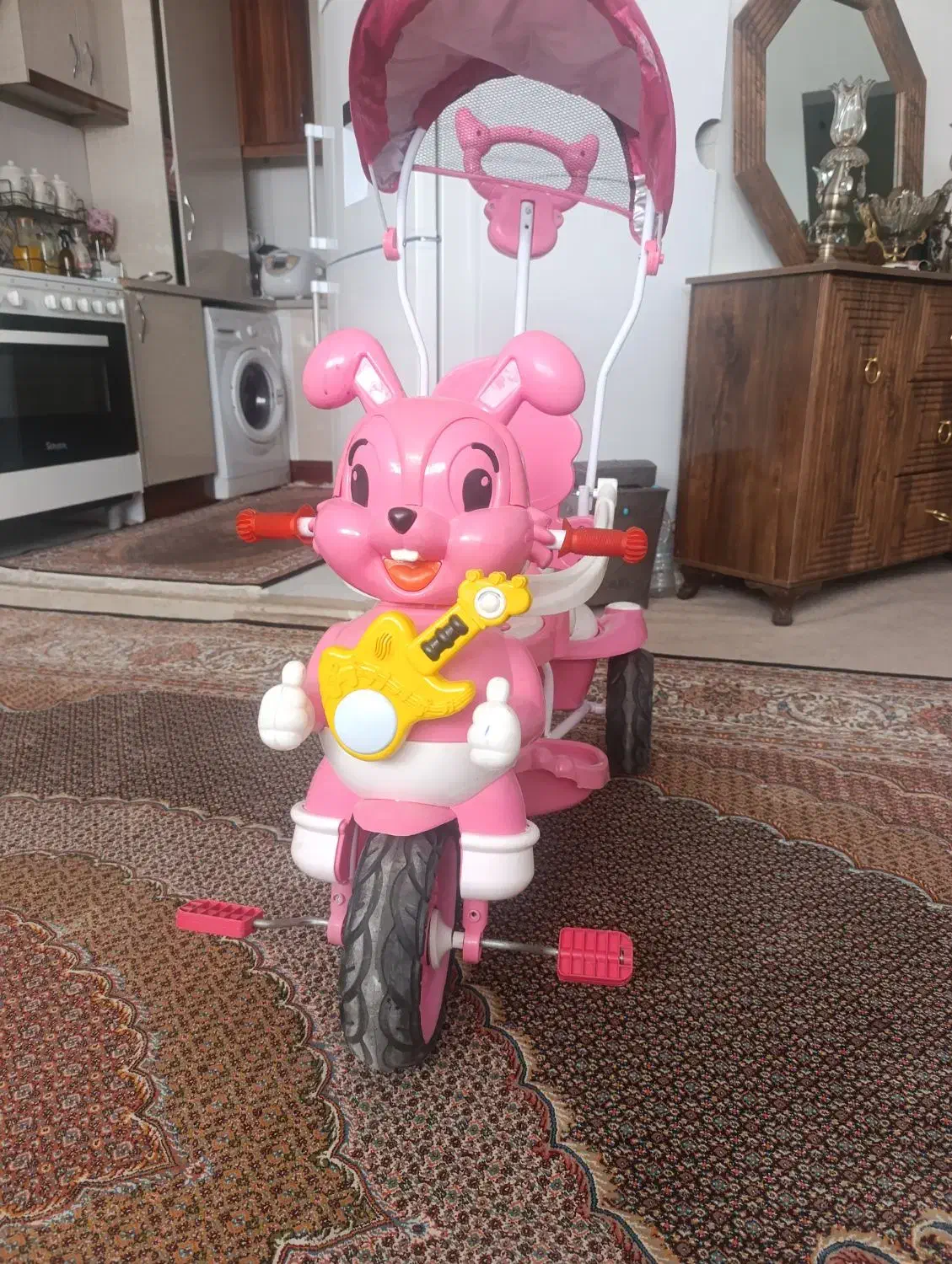 دو چرخه کودک موزیکال تمیز|دوچرخه، اسکیت، اسکوتر|سهند, |دیوار