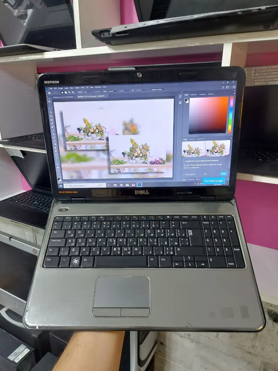 لپتاپ دل گرافیک مجزاDell 5010 i7Q RAM8 SSD256صورتی|رایانه همراه|کرج, گلشهر|دیوار