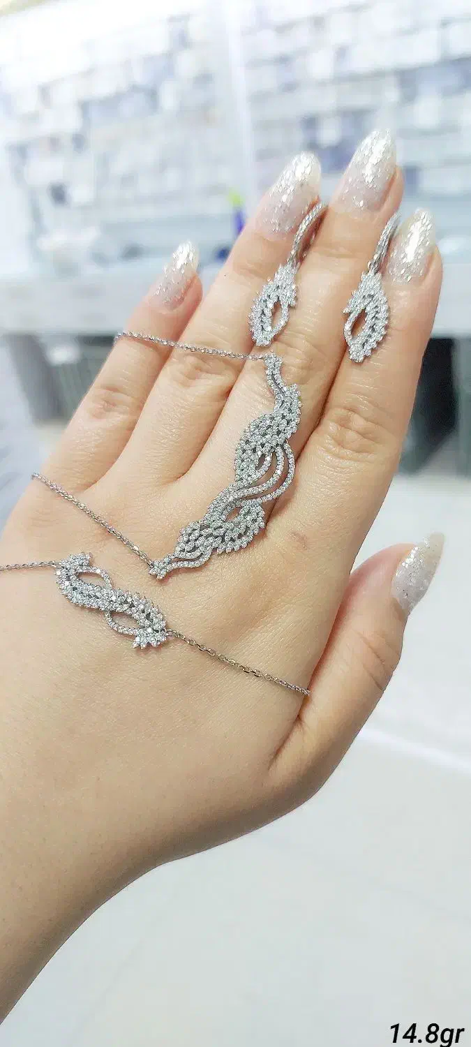 سرویس نقره جواهری کادو ناب تولد سالگرد ازدواج 2167|بدلیجات|تبریز, |دیوار