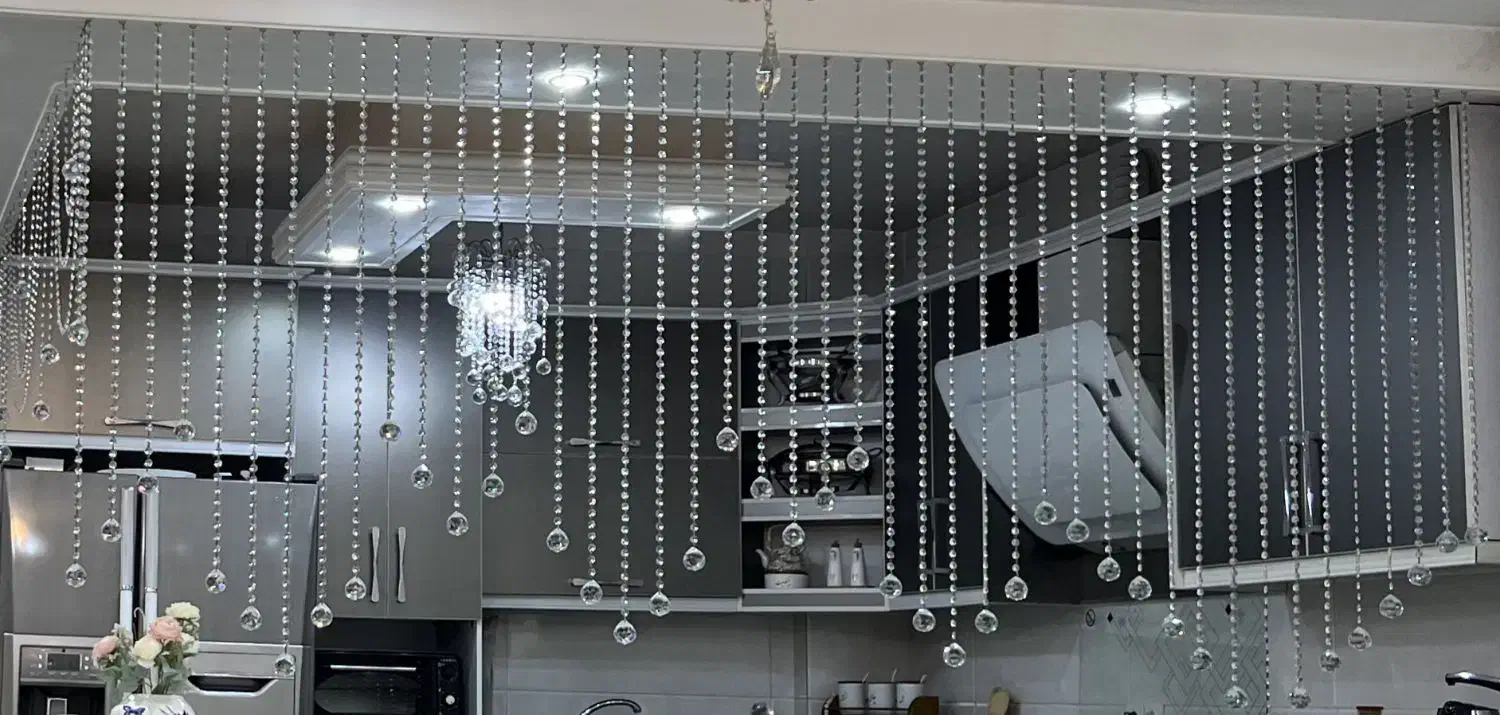 پرده کریستالی|ریسه و چراغ تزئینی|نسیم‌شهر, |دیوار