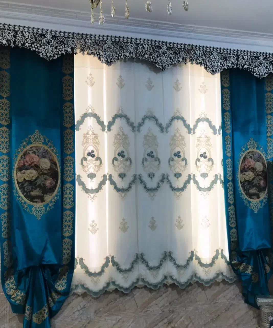 پرده پذیرایی|پرده، رانر، رومیزی|فردوس (کرمان), |دیوار