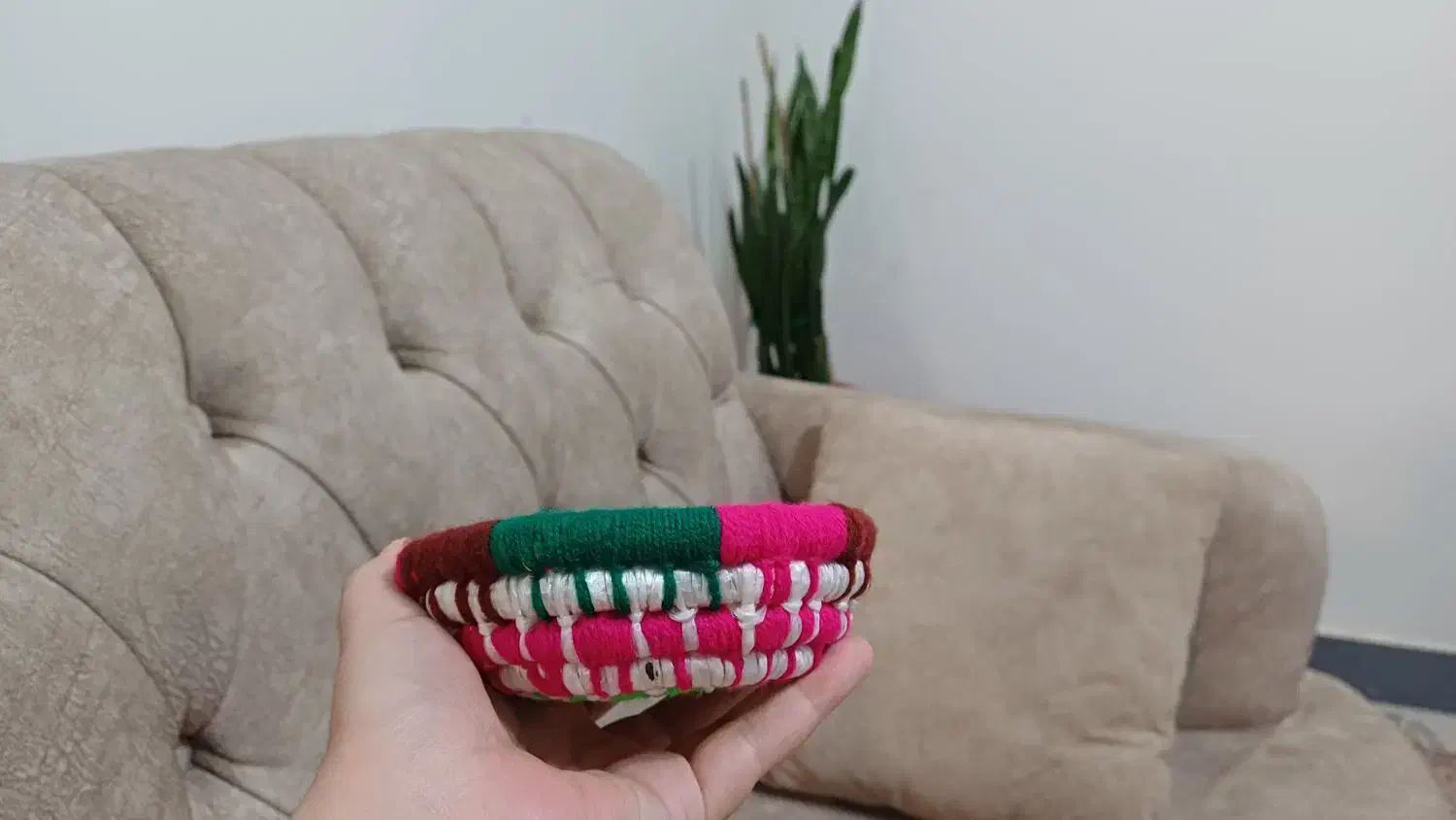 کاسه کپو ( کاسه حصیری) سبک بوهو|صنایع دستی و سایر لوازم تزئینی|شاهینشهر, شهرک سایت|دیوار