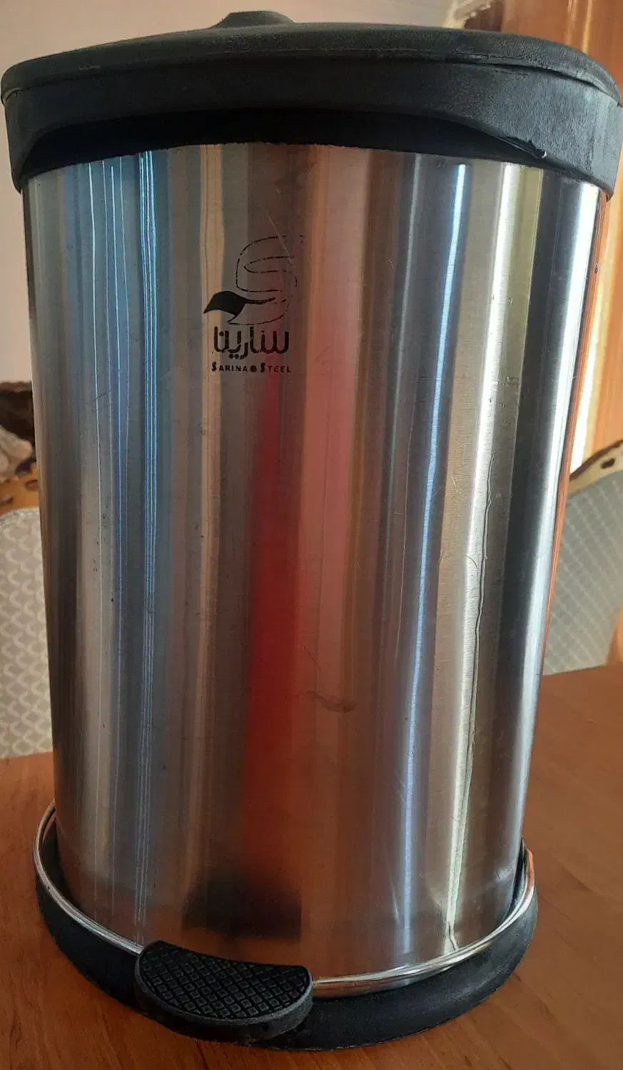 سطل زباله استیل سارینا|لوازم نظافت|کرج, اتحاد|دیوار