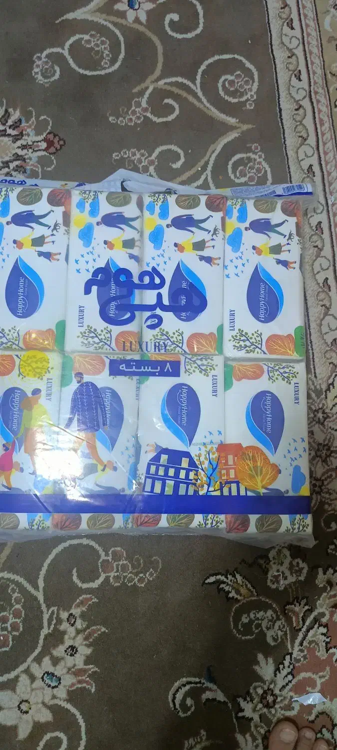 فروس کیسه زباله و سفره|ظروف نگهدارنده، پلاستیکی، یک‌بارمصرف|بندر کنگان, |دیوار