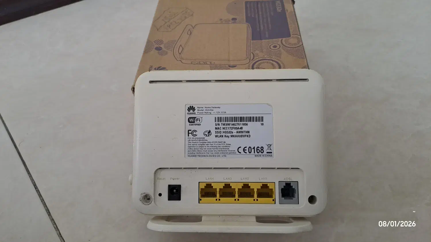 فروش مودم هواوی سالم با کارتن|مودم و تجهیزات شبکه|ساری, |دیوار
