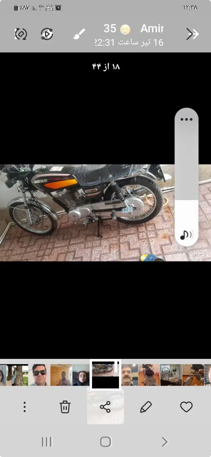 موتور هندا ۱۲۵|موتورسیکلت|پاکدشت, پاکدشت (مامازند)|دیوار