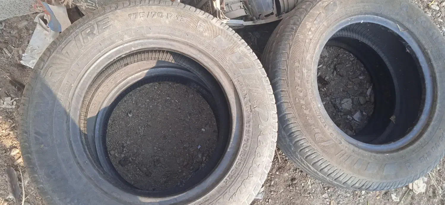 چهار حلقه لاستیک تیبا ۱۷۵×۷۰×۱۳|قطعات یدکی و لوازم جانبی|بندر گناوه, |دیوار