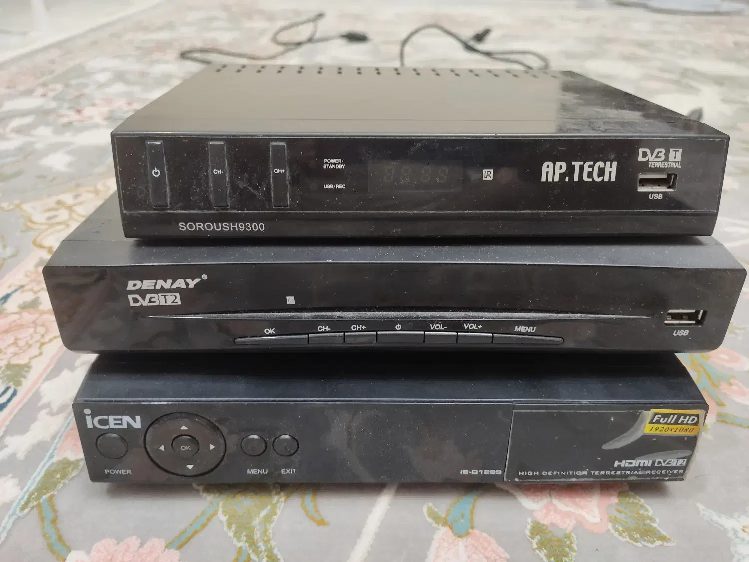 ۳عدد گیرنده دیجیتال تلویزیون نو|پخش‌کننده DVD و ویدیو|زاهدان, |دیوار