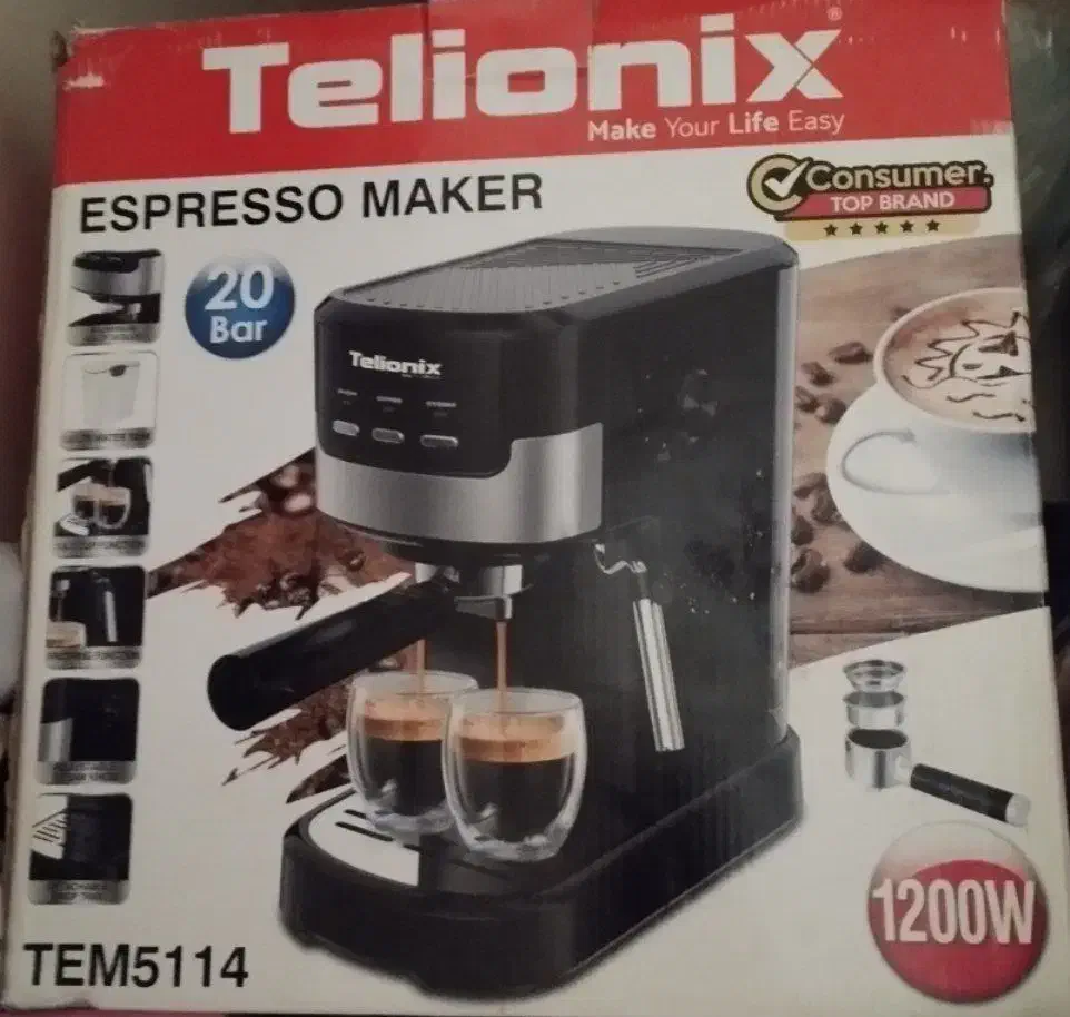 اسپرسو ساز تلونیکس آک|قوری، کتری، قهوه‌ساز دستی|قم, نیروگاه|دیوار