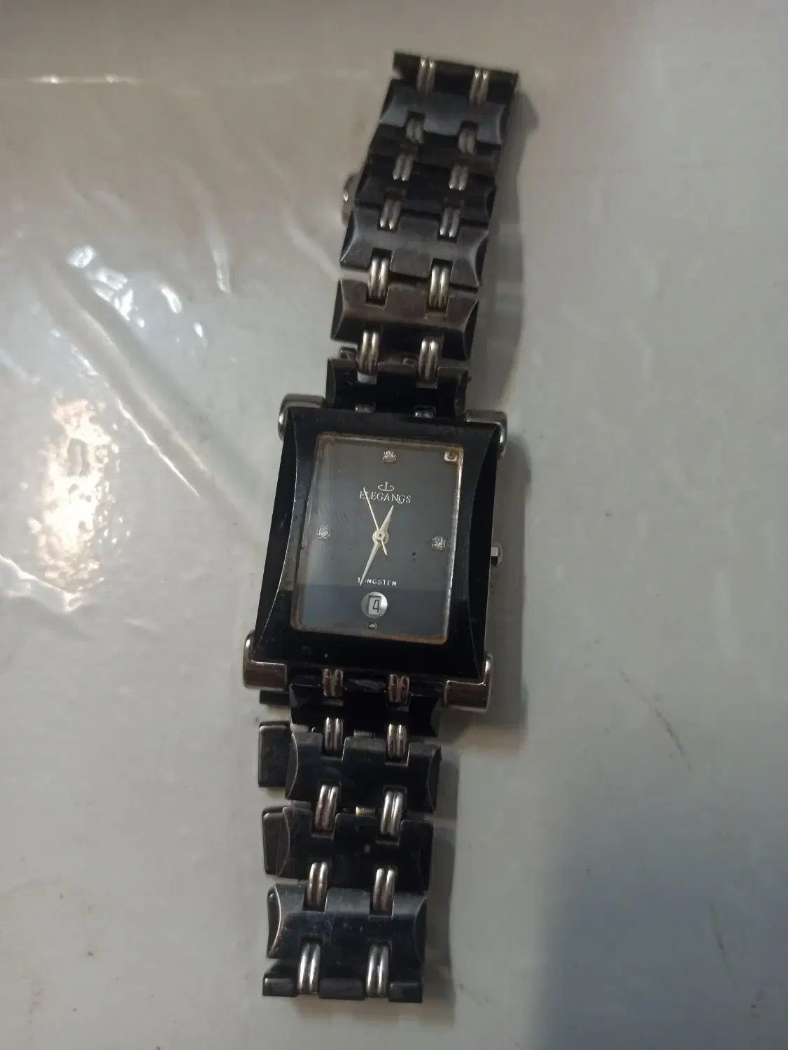 ساعت زد خش با بند تراشه سنگی الگانس اصل|ساعت|محلات, |دیوار