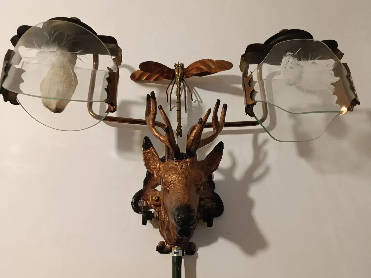 روشنایی آلومنیومی مدل گوزن|لوستر و چراغ آویز|میانه, |دیوار