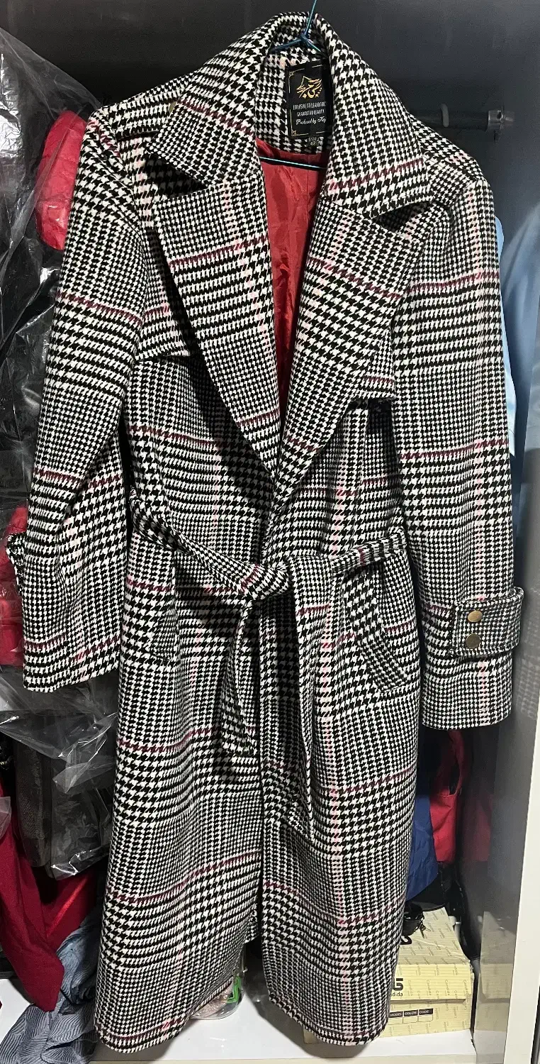 پالتو پشمی چهارخونه|لباس|تبریز, |دیوار