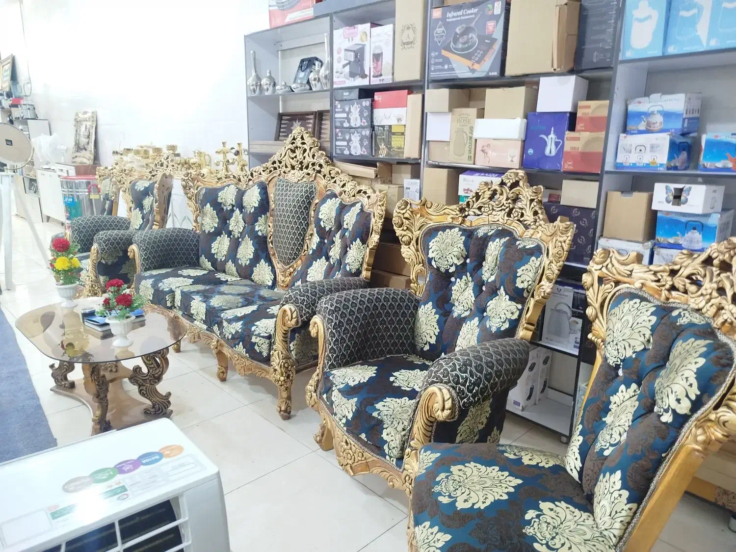 مبل9نفره سلطنتی مبل غذاخوری|مبلمان خانگی و میز عسلی|باوی, |دیوار