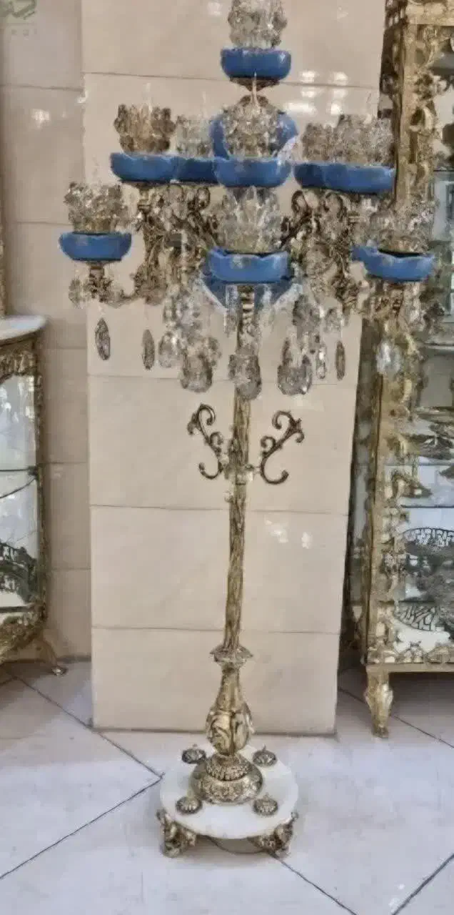 لوستر  برنز  سرامیک  مدل کنارسالنی|لوستر و چراغ آویز|قم, نیروگاه|دیوار