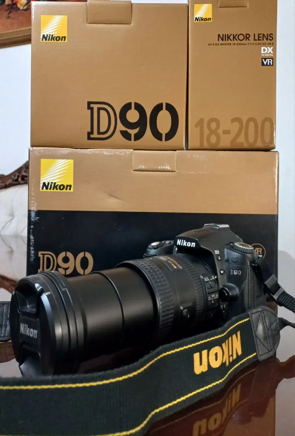 دوربین عکاسی نیکون D90|دوربین عکاسی و فیلمبرداری|تهران, تهرانسر مرکزی|دیوار