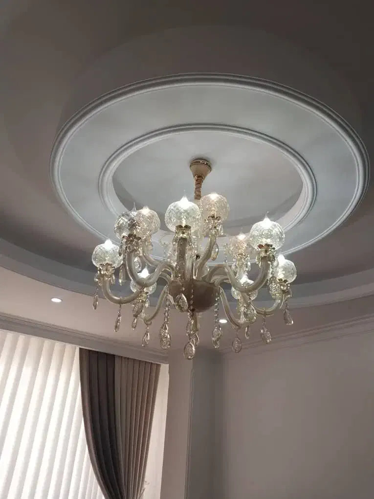 لوستر کریستال ۱۲شعله|لوستر و چراغ آویز|فردیس, فردیس|دیوار